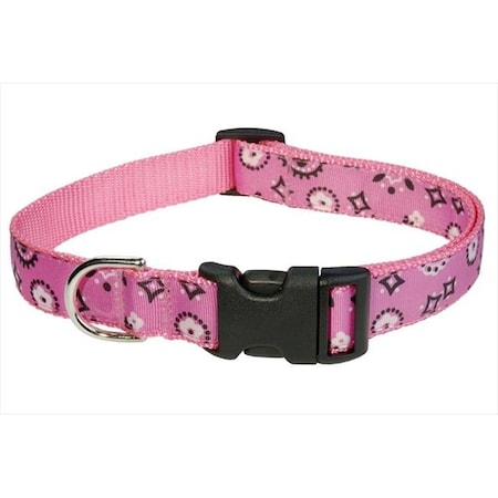 Bandana Dog Collar; Pink - Medium